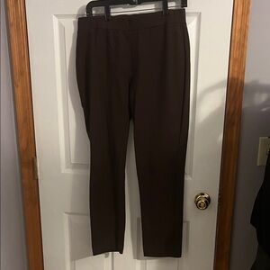 Michael Kors Chocolate Straight Leg Pants